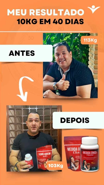 10kg em 40 dias